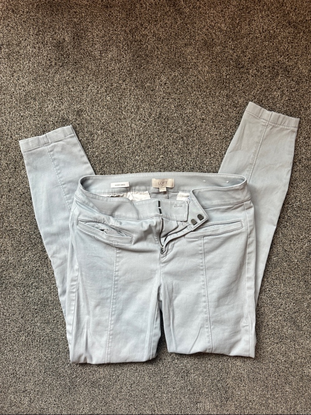 LOFT Skinny Ankle Pants, Size 0